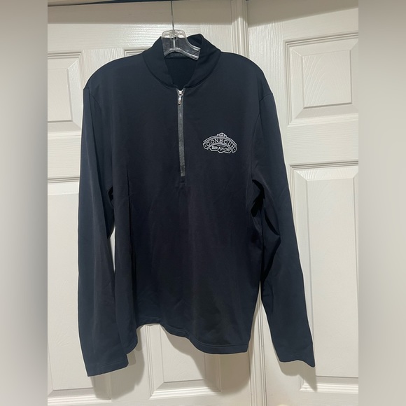 Greyson 1/4‎ Zip Men’s Golf Black Pullover Sweater Size Large - Picture 1 of 8